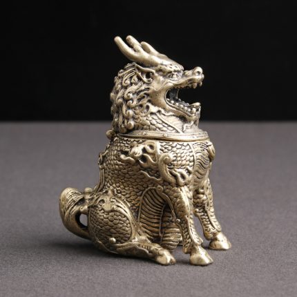 Porte Encens Dragon Bronze