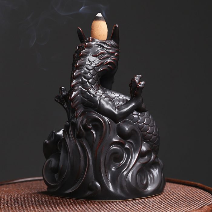 Brûleur d'encens Dragon Asiatique